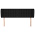 Cabecero de tela negro 147x23x78/88