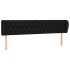 Cabecero de tela negro 203x23x78/88