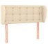 Cabecero de tela color crema 103x23x78/88