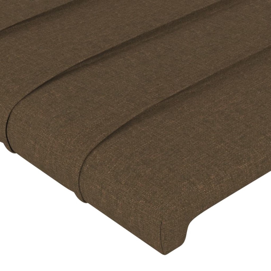 Cabecero con orejas de tela gris claro 103x23x118/128