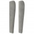 Cabecero con orejas de terciopelo gris claro 103x23x118/128