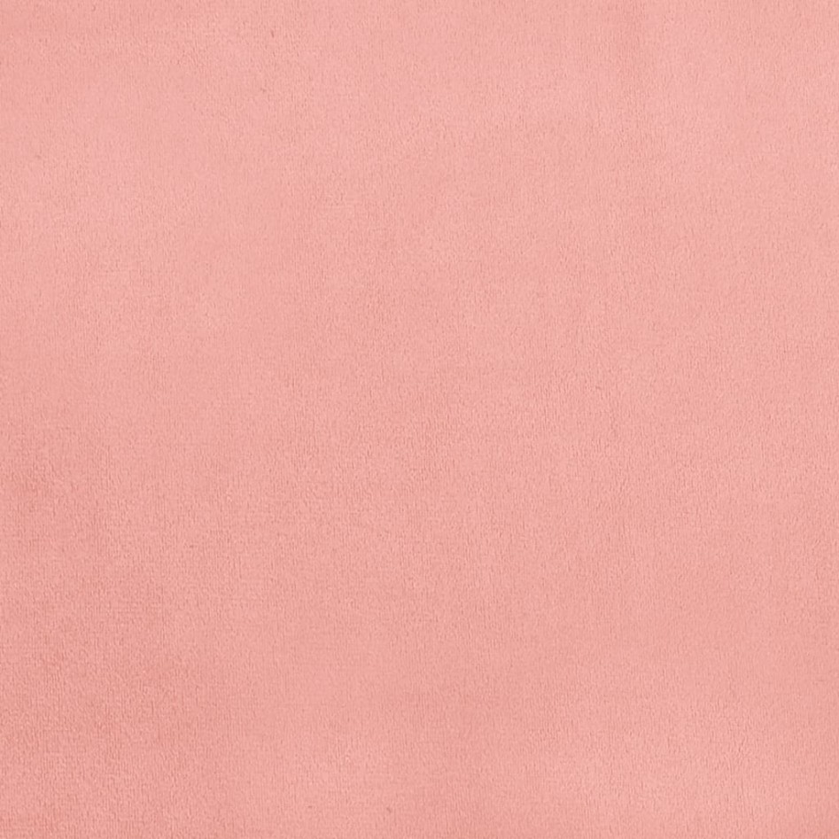 Cabecero con orejas de terciopelo rosa 103x23x118/128