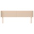 Cabecero de cuero sintético color capuchino 203x16x78/88