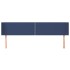 Cabecero de tela azul 183x16x78/88