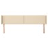 Cabecero de tela color crema 203x16x78/88