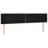 Cabecero de tela negro 163x16x78/88