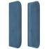 Cabecero de terciopelo azul oscuro 103x16x78/88