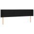 Cabecero de tela negro 203x16x78/88