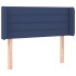 Cabecero de tela azul 93x16x78/88