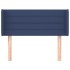 Cabecero de tela azul 93x16x78/88