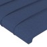 Cabecero de tela azul 93x16x78/88