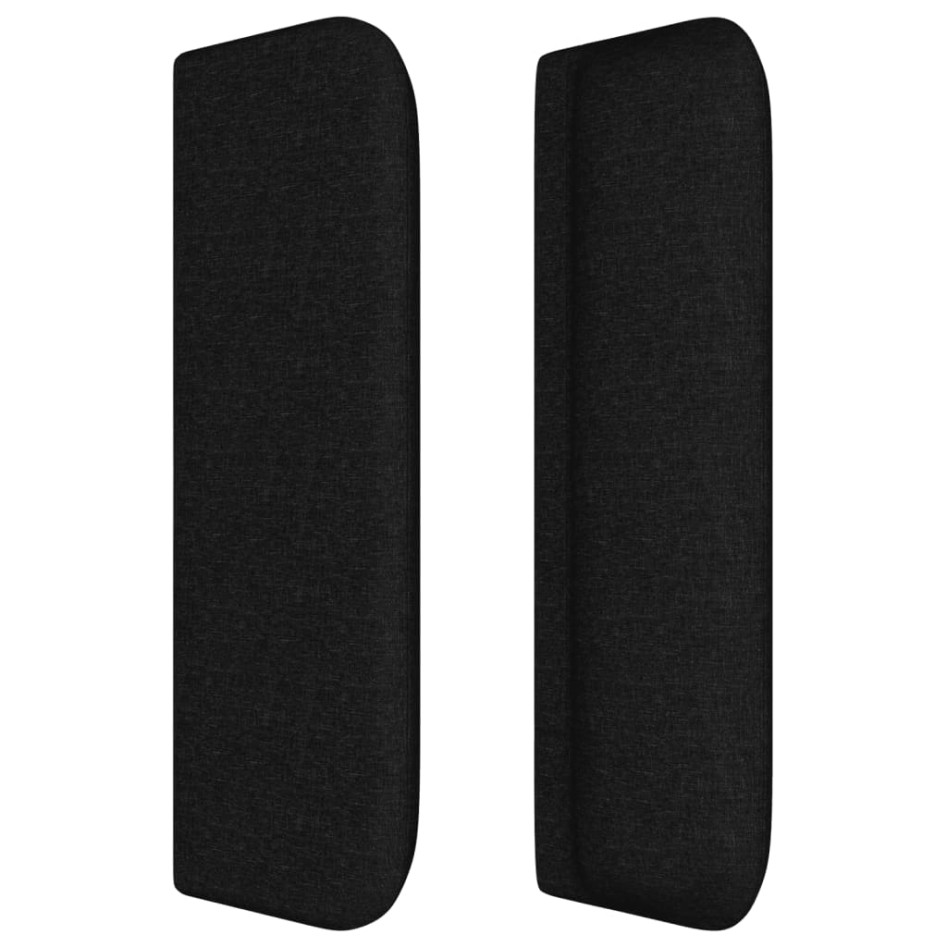 Cabecero de tela negro 183x16x78/88