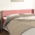 Cabecero de terciopelo rosa 203x16x78/88