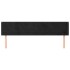 Cabecero de terciopelo negro 163x16x78/88
