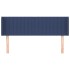 Cabecero de tela azul 147x16x78/88