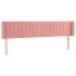 Cabecero de terciopelo rosa 163x16x78/88