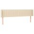 Cabecero de tela color crema 203x16x78/88