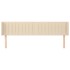 Cabecero de tela color crema 203x16x78/88