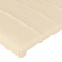 Cabecero de tela color crema 203x16x78/88