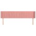 Cabecero de terciopelo rosa 183x16x78/88