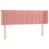 Cabecero de terciopelo rosa 147x16x78/88