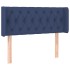 Cabecero de tela azul 93x16x78/88