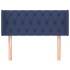 Cabecero de tela azul 93x16x78/88