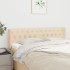 Cabecero de tela color crema 163x16x78/88