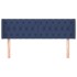 Cabecero de tela azul 147x16x78/88