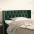 Cabecero de terciopelo verde oscuro 93x16x78/88