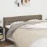 Cabecero de tela gris taupe 183x16x78/88