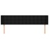 Cabecero de tela negro 183x16x78/88