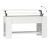 Mesa de centro madera de ingeniería blanco 101x49x52