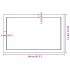 Encimera de baño madera maciza sin tratar 80x50x(2-4)