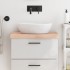 Encimera de baño madera maciza sin tratar 60x30x(2-6)