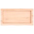 Encimera de baño madera maciza sin tratar 60x30x(2-6)