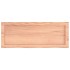 Encimera baño madera maciza tratada marrón claro 80x30x(2-4)