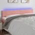 Cabecero con LED de terciopelo rosa 160x5x78/88