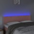 Cabecero con LED de terciopelo rosa 144x5x78/88