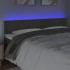 Cabecero con LED de terciopelo gris oscuro 180x5x78/88