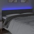Cabecero con LED de tela gris oscuro 200x5x78/88