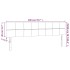 Cabecero con LED de tela gris oscuro 200x5x78/88
