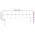 Cabecero con LED de terciopelo rosa 180x5x78/88