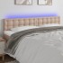 Cabecero con LED cuero sintético color capuchino 160x5x78/88