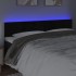Cabecero con LED de terciopelo negro 160x5x78/88