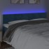 Cabecero con LED de terciopelo azul oscuro 200x5x78/88