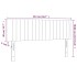Cabecero con LED de tela gris claro 144x5x78/88