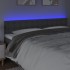 Cabecero con LED de tela gris oscuro 180x5x78/88