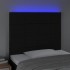 Cabecero con luces LED tela negro 80x5x118/128