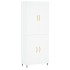 Aparador alto madera contrachapada blanco 69,5x34x180